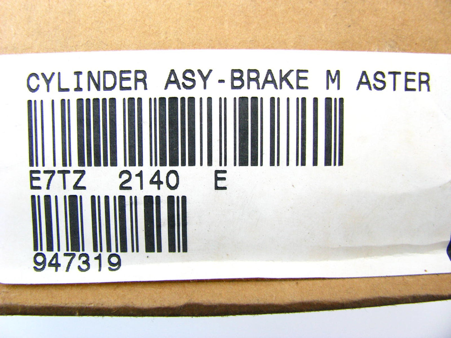 NEW GENUINE OEM Ford E7TZ-2140-E Brake Master Cylinder (Up To 4/87 ONLY)