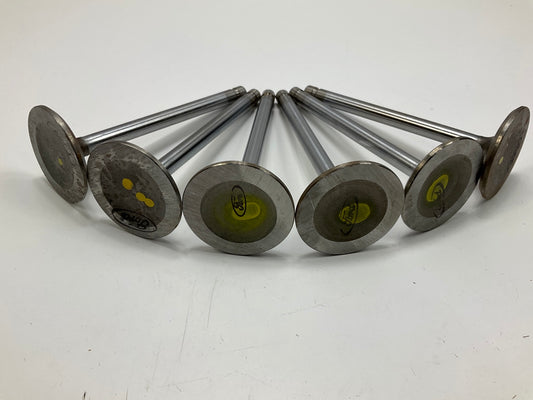 (6) NEW - OEM Ford E7TZ-6507-G Engine Intake Valve - 1985-1996 300 4.9L-L6