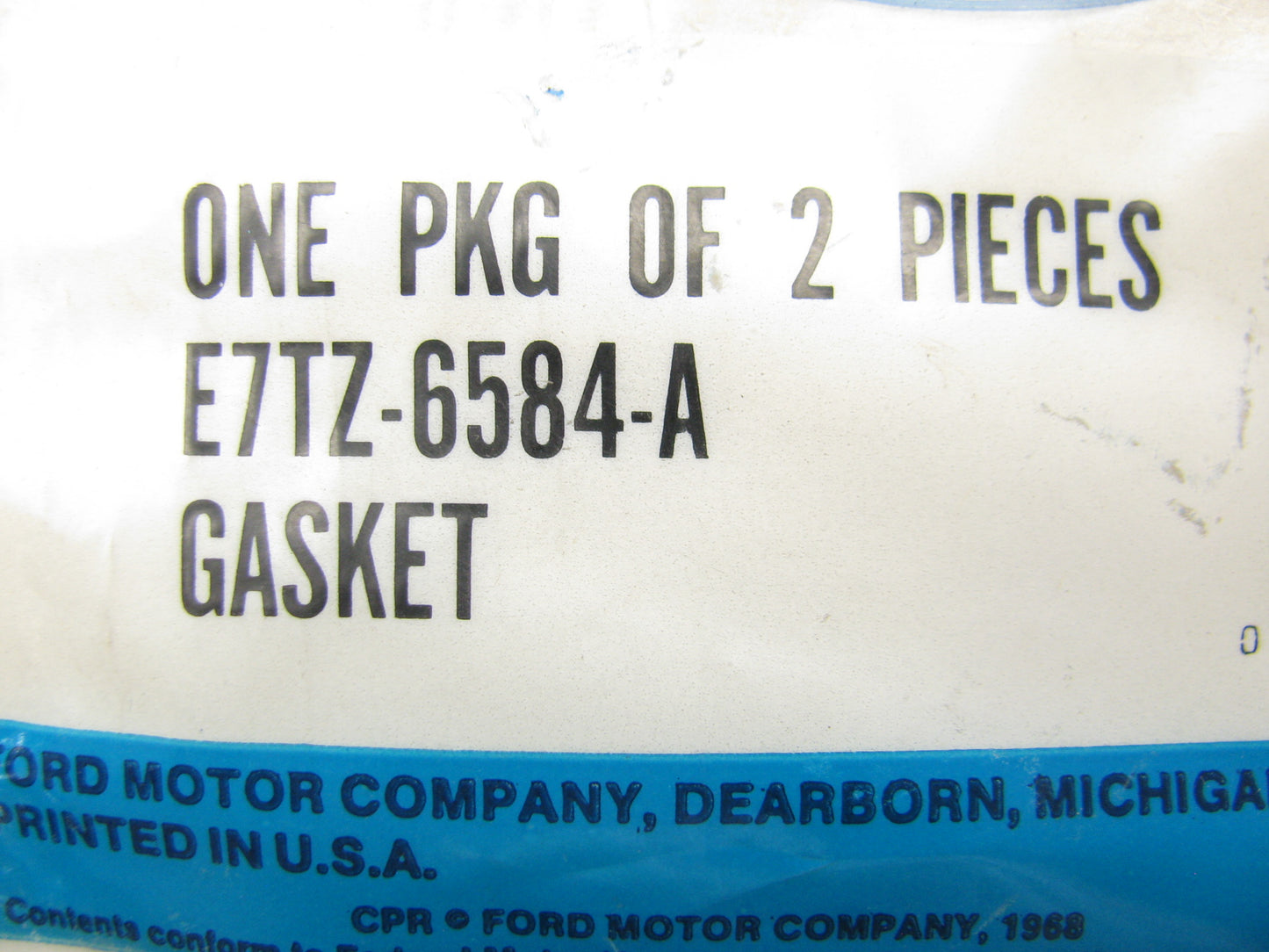 NEW - OEM Ford E7TZ-6584-A Valve Cover Gasket Set 1988-1992 7.5L 460 Truck V8