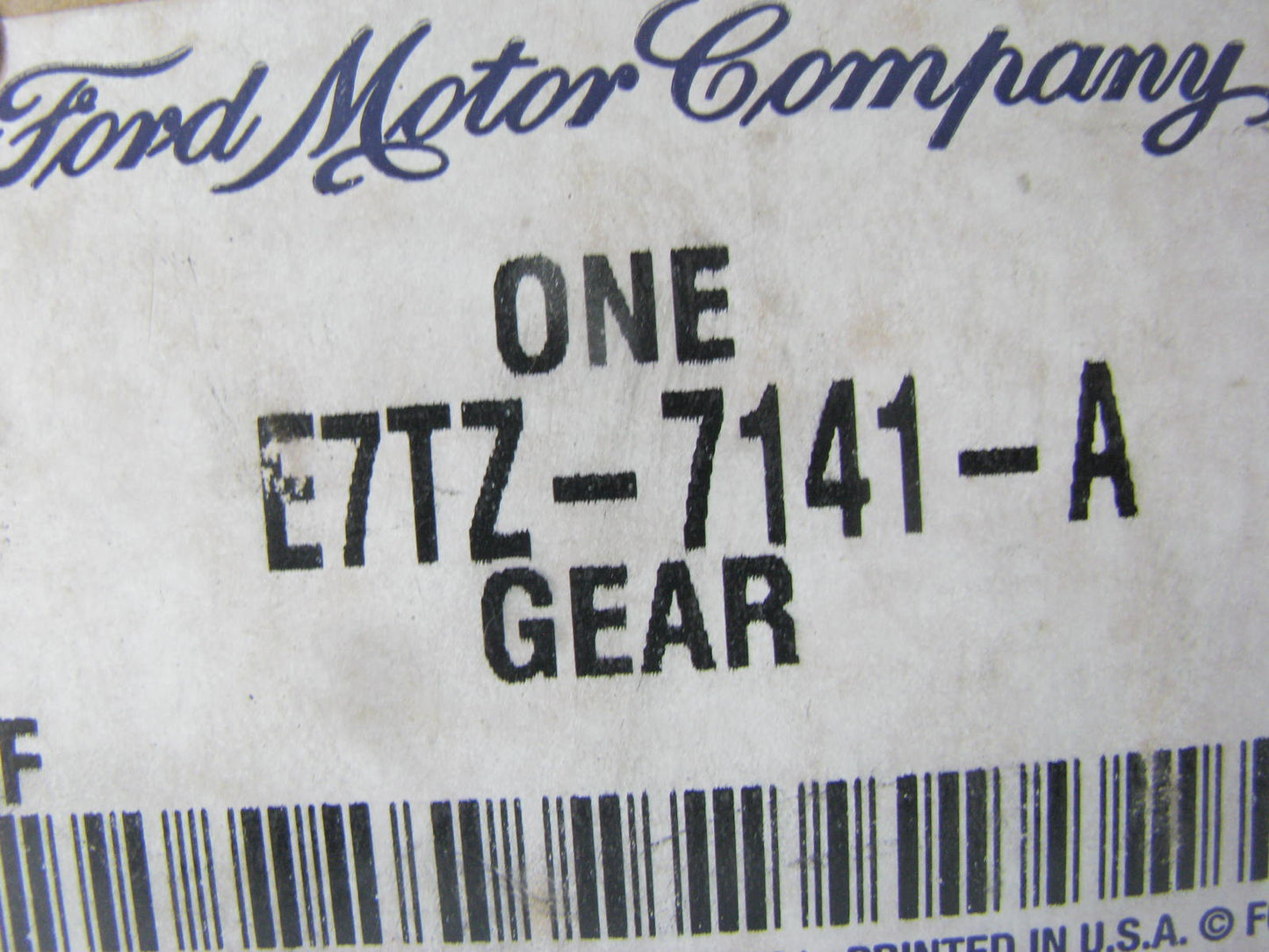 1987-2006 ZF Manual Transmission OEM Ford E7TZ-7141-A Reverse Idler Gear