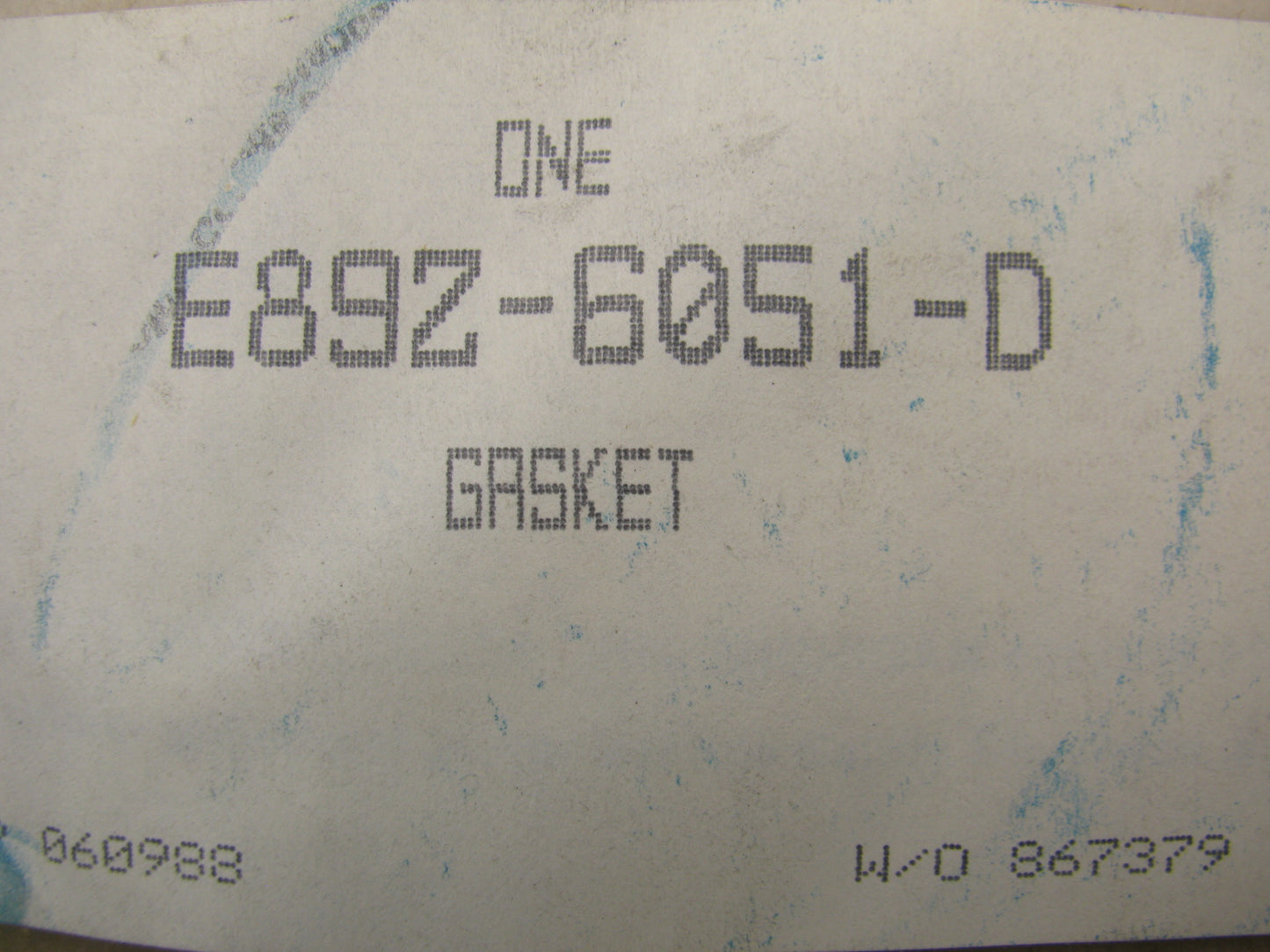 NEW OEM E89Z-6051-D LEFT BANK Cylinder Head Gasket 1988 Ford Aerostar 3.0L V6