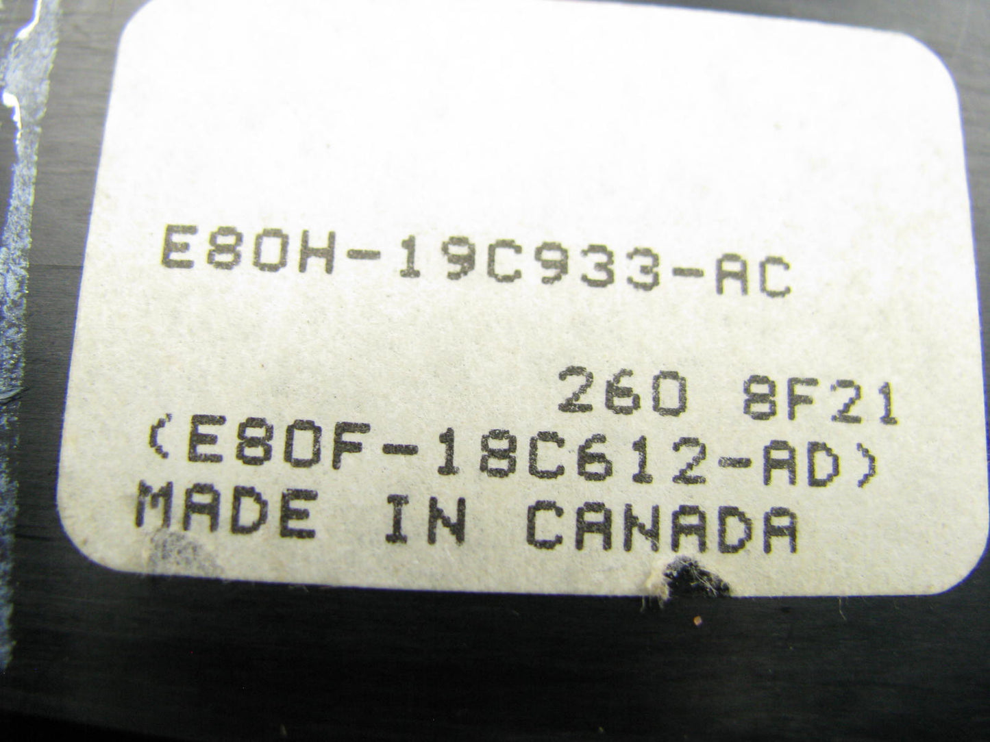NEW - OEM Ford E8OH-19C933-AC EATC A/C Heater Temp Climate Control Switch Panel