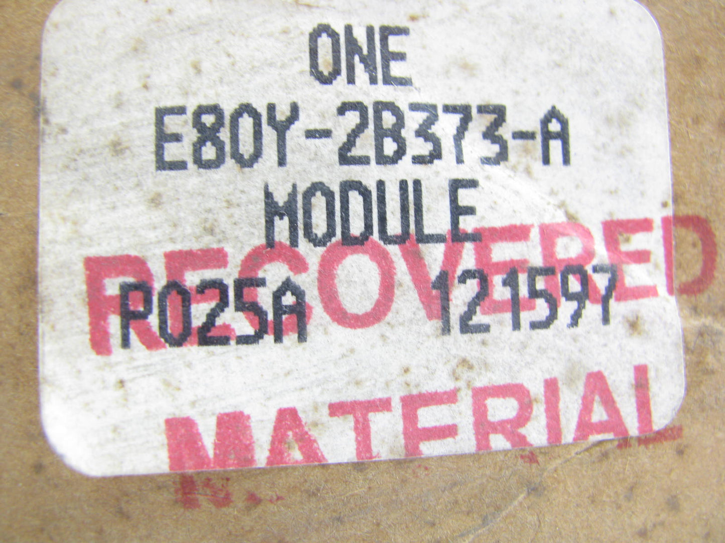 New OEM Ford E8OY-2B373-A ABS Control Module - 1988-1989 Lincoln Continental
