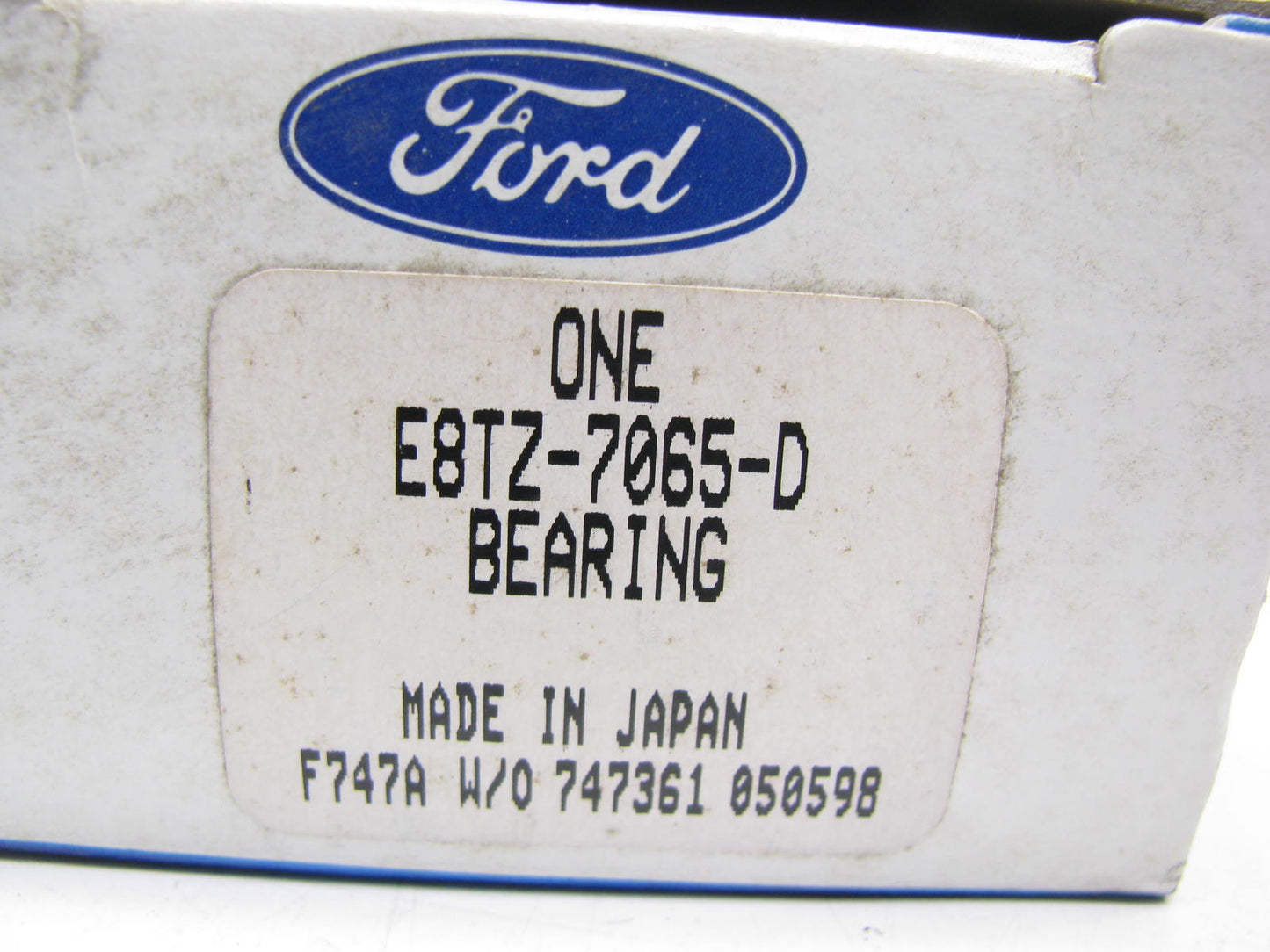 NEW - OEM Ford E8TZ-7065-D Manual Transmission Countershaft Bearing