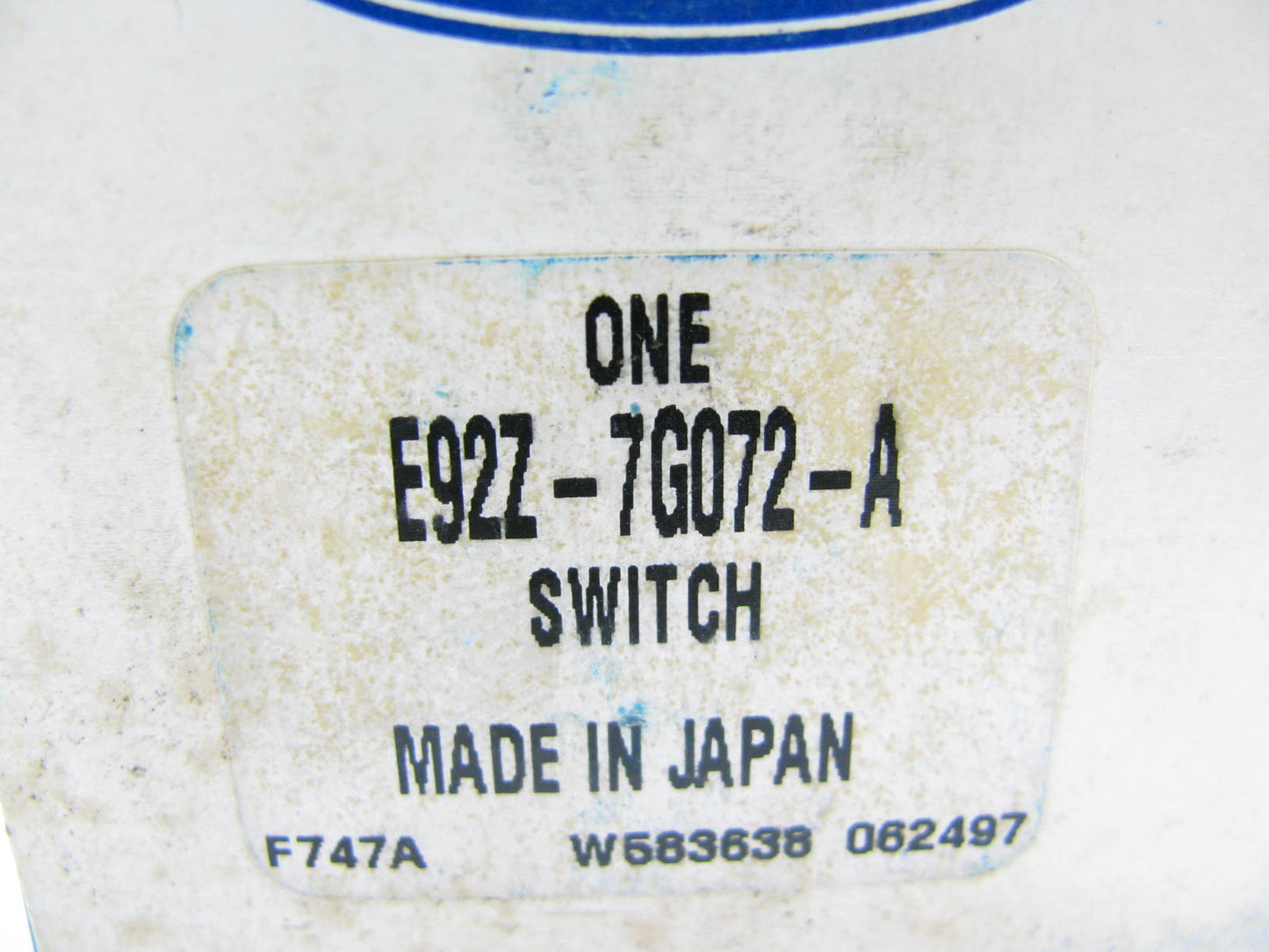 NEW - OEM Ford E92Z-7G072-A Back Up Lamp Switch Assembly