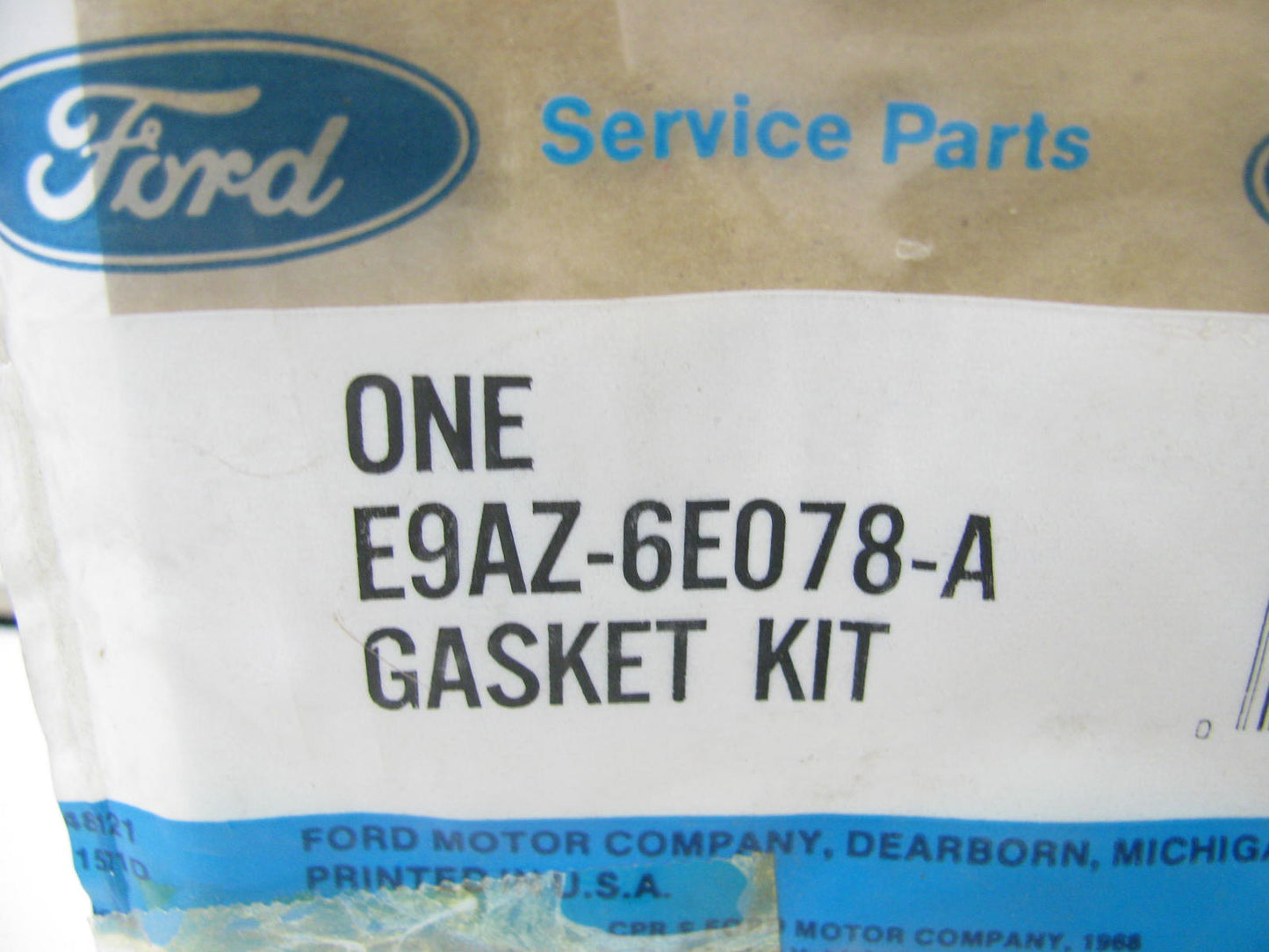 OEM Ford E9AZ-6E078-A Lower Engine Gasket Set - 1987-1993 Ford 5.0L 302 V8