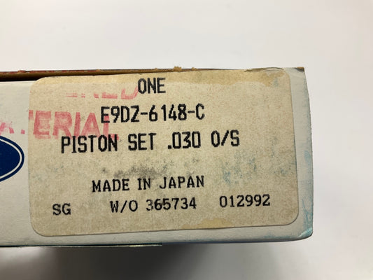 NEW - OEM Ford E9DZ-6148-C Complete Piston Ring Set .030'' 89-95 Taurus SHO 3.0L