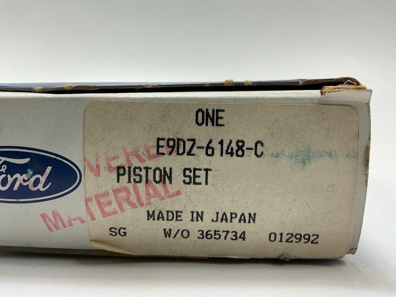 NEW - OEM Ford E9DZ-6148-C RH Single Piston Rings .020'' 89-95 Taurus SHO 3.0L-V6