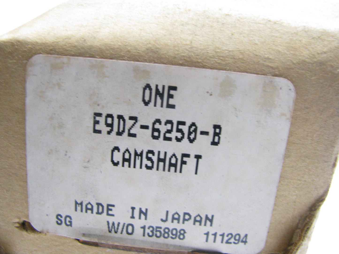 NEW GENUINE OEM Ford R.H. Exhaust Camshaft 89-95 Ford Taurus SHO V6 E9DZ-6250-B