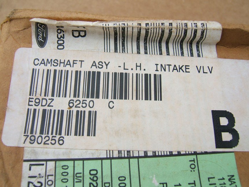 NEW GENUINE OEM Ford E9DZ-6250-C LEFT INTAKE Camshaft 89-95 Taurus 3.0L SHO V6