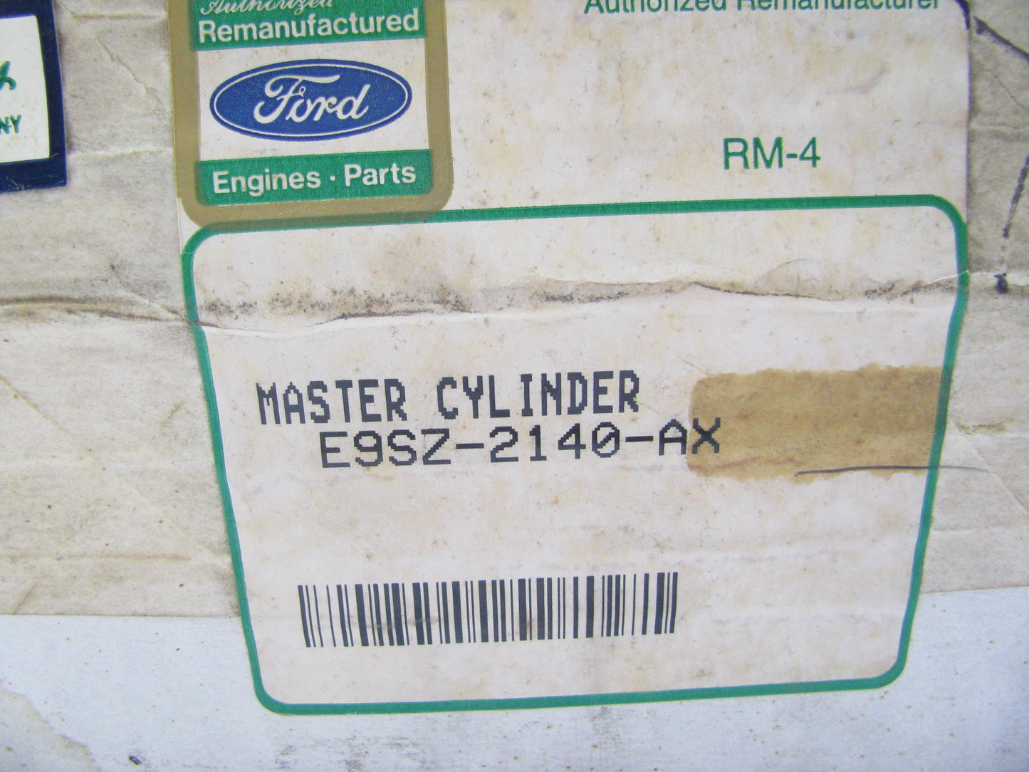 Reman - OEM Ford E9SZ-2140-AX Brake Master Cylinder With Reservoir