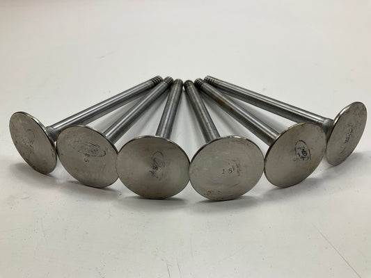 (6) NEW - OEM Ford E9SZ-6505-B Engine Exhaust Valve .015'' 1989-1995 3.8L-V6