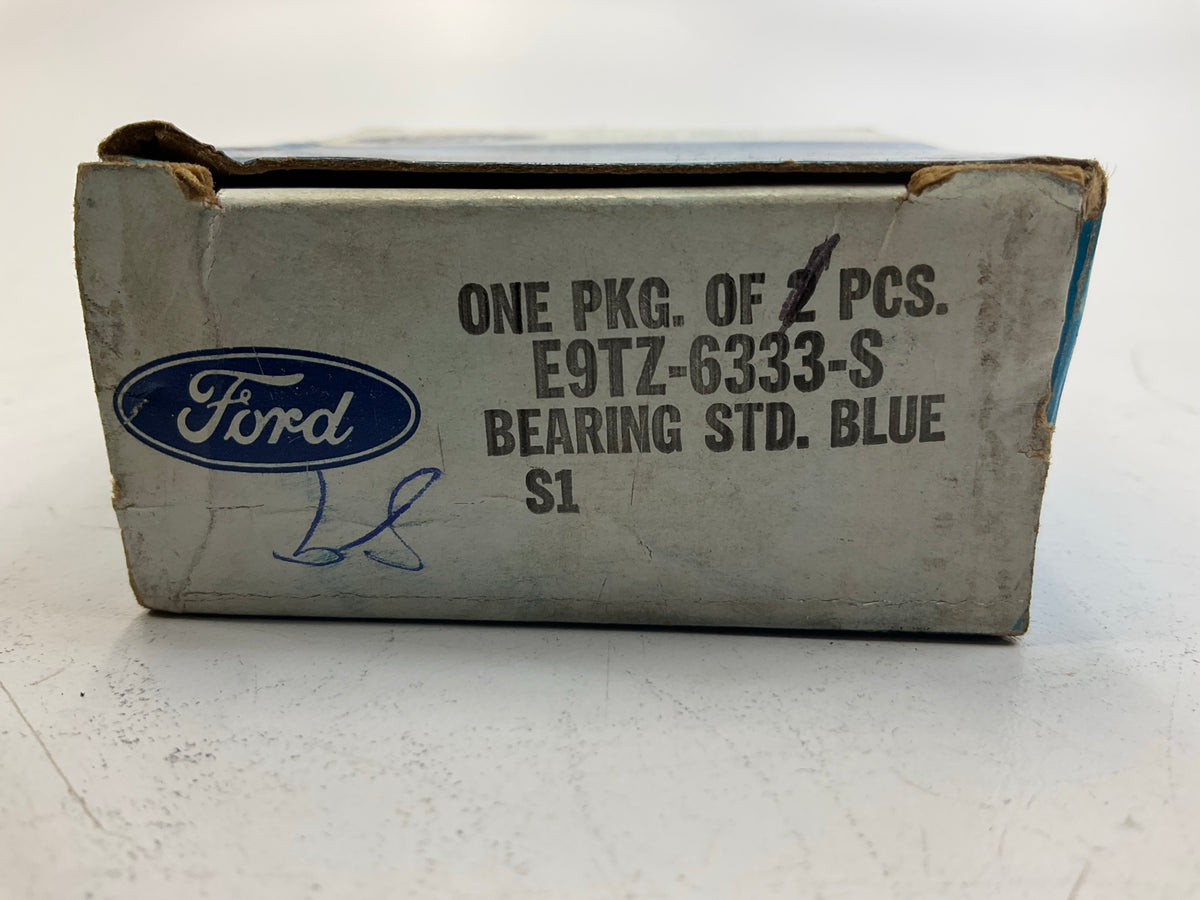 NEW - OEM Ford E9TZ-6333-S Lower Main Bearing STD (BLUE) 1989 2.3L-L4