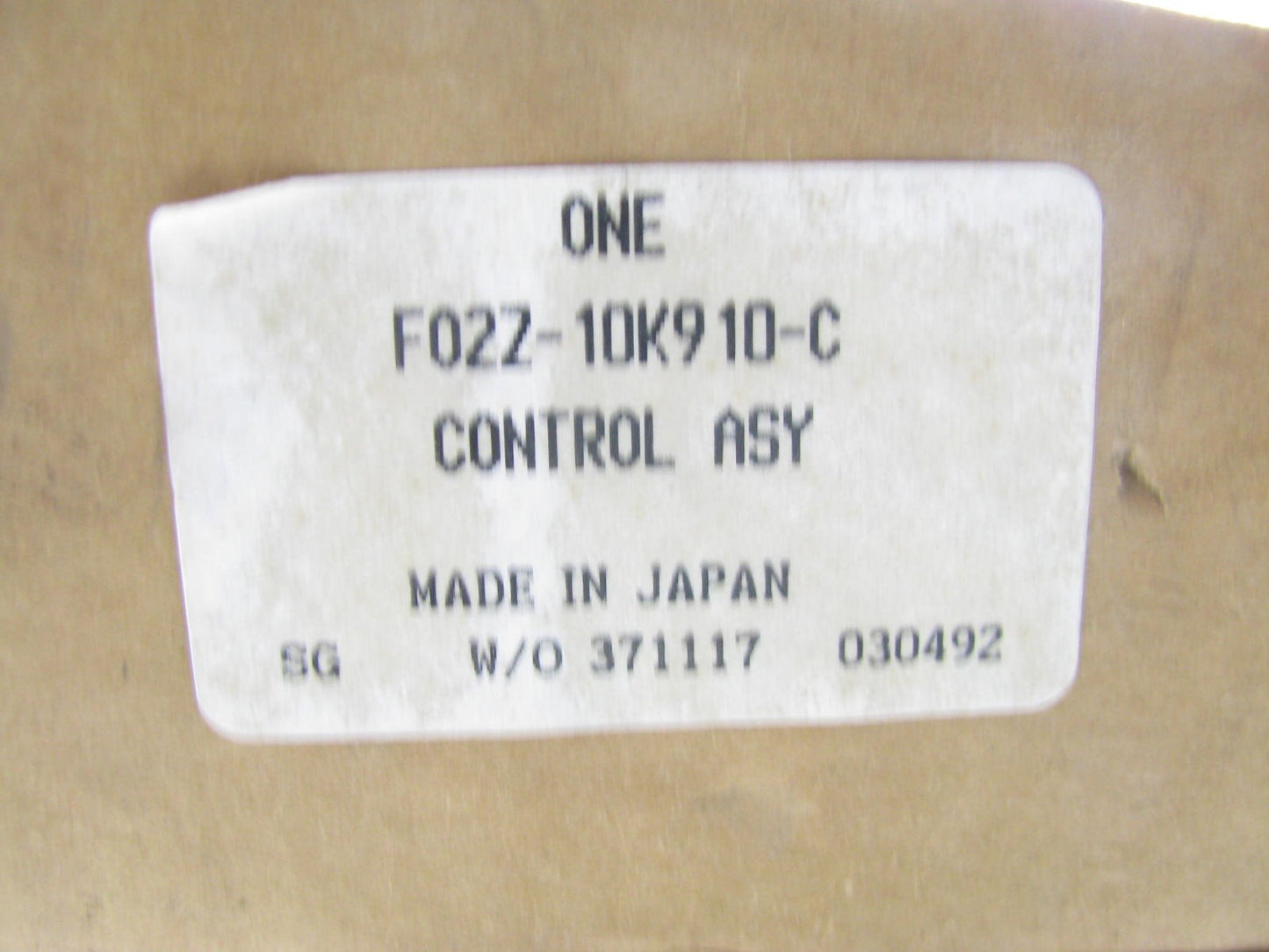 NOS OEM Ford F02Z-10K910-C Warning System Indicator Control Module 1990 Probe