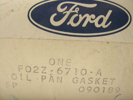 NEW - OEM Ford F02Z-6710-A Engine Oil Pan Gasket 1990-1992 Probe 3.0L