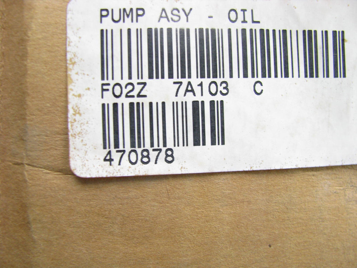 New OEM Ford F02Z-7A103-C Automatic Transmission Front Oil Fluid Pump Assembly