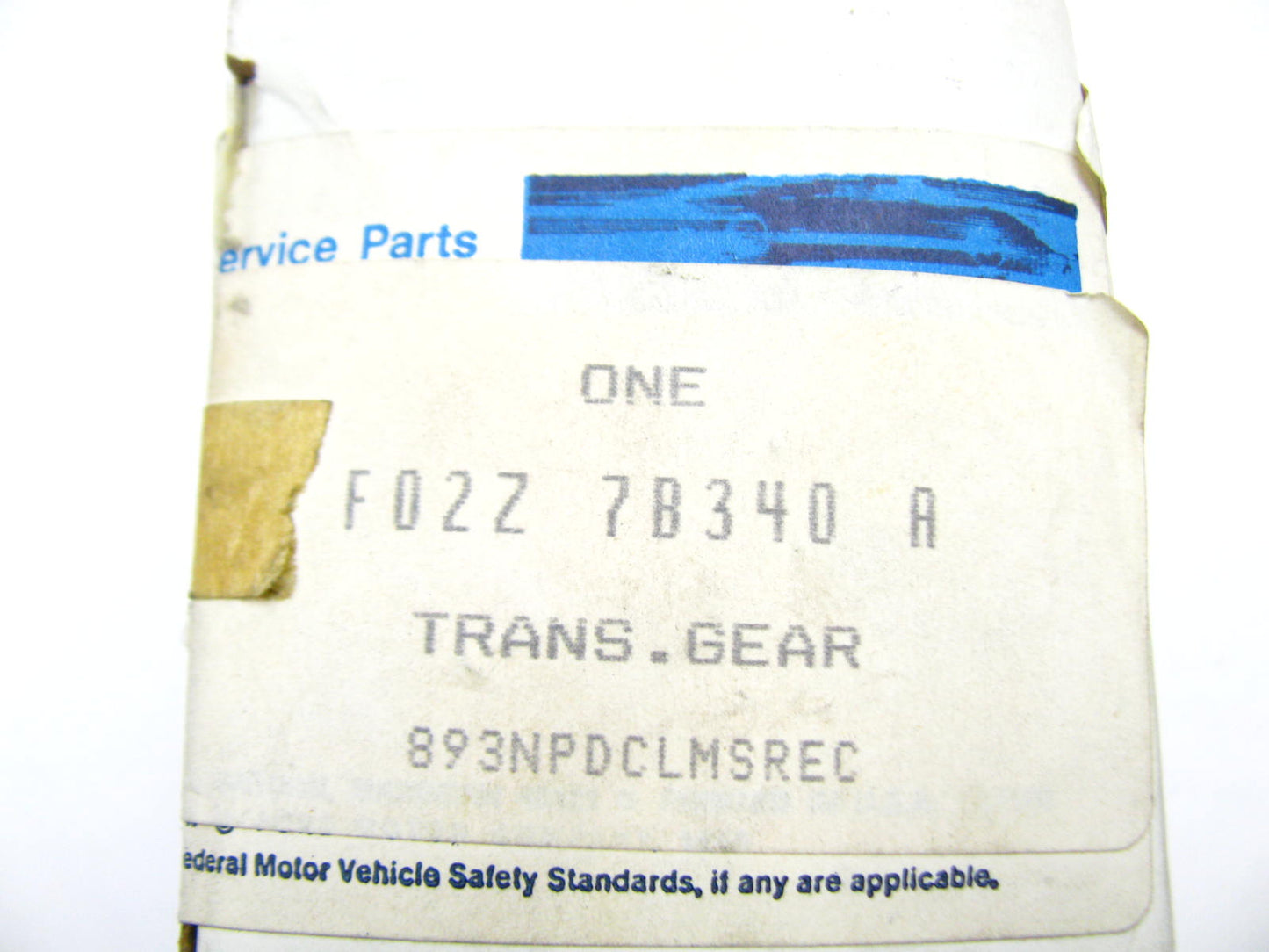 NEW - OEM Ford F02Z-7B340-A Manual Transmission 3rd Speed Gear 1990-1992 Probe