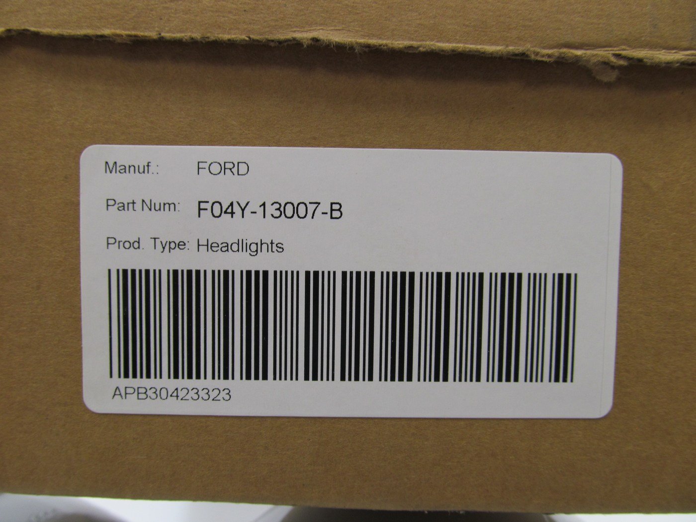NEW OEM Ford Left Driver Headlight Headlamp For 89-91 Mercury Sable F04Y-13007-B