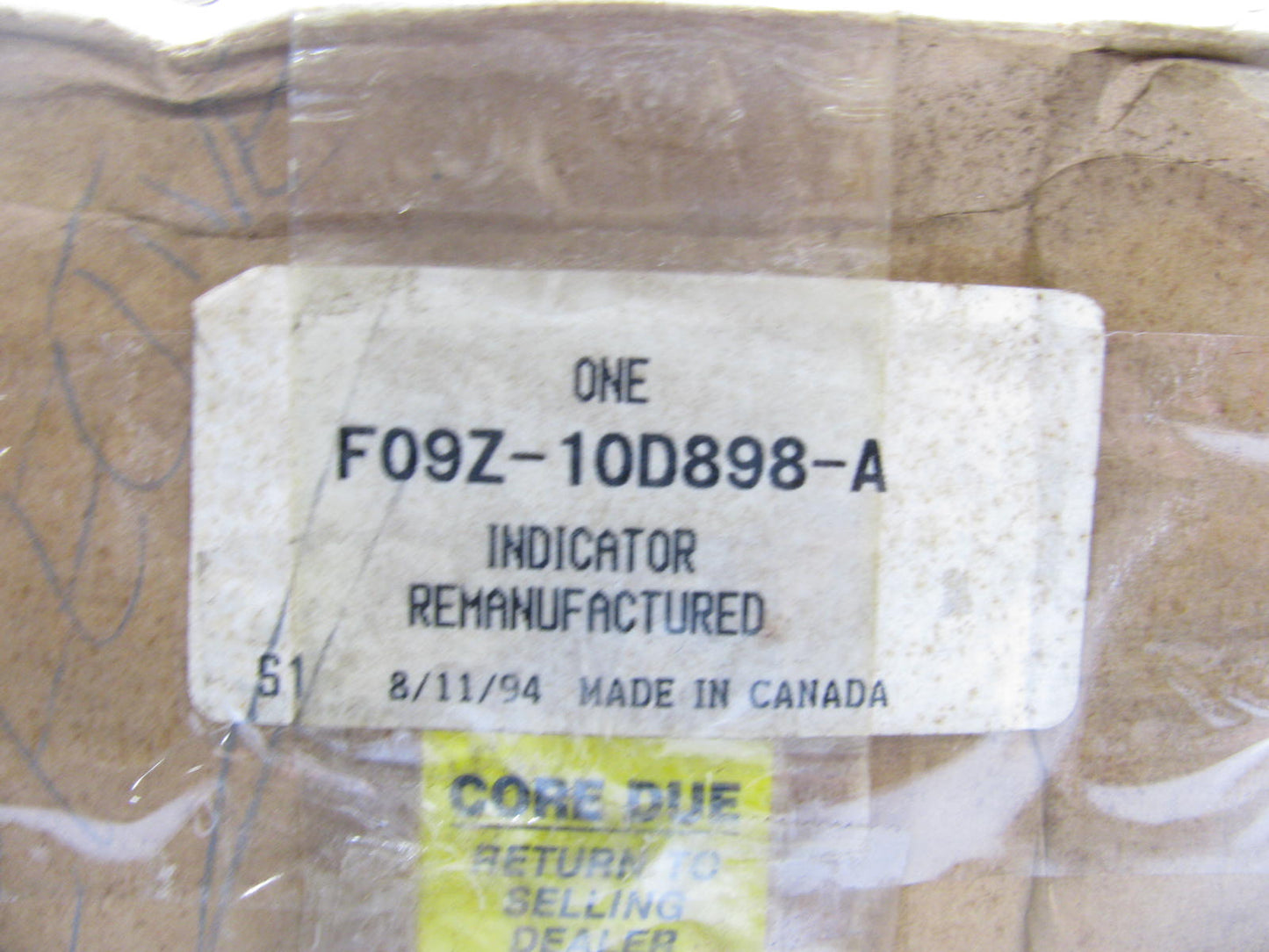 REMAN. Ford F09Z-10D898-A Driver Info Center Module 1989-1991 Aerostar 3.0L-V6