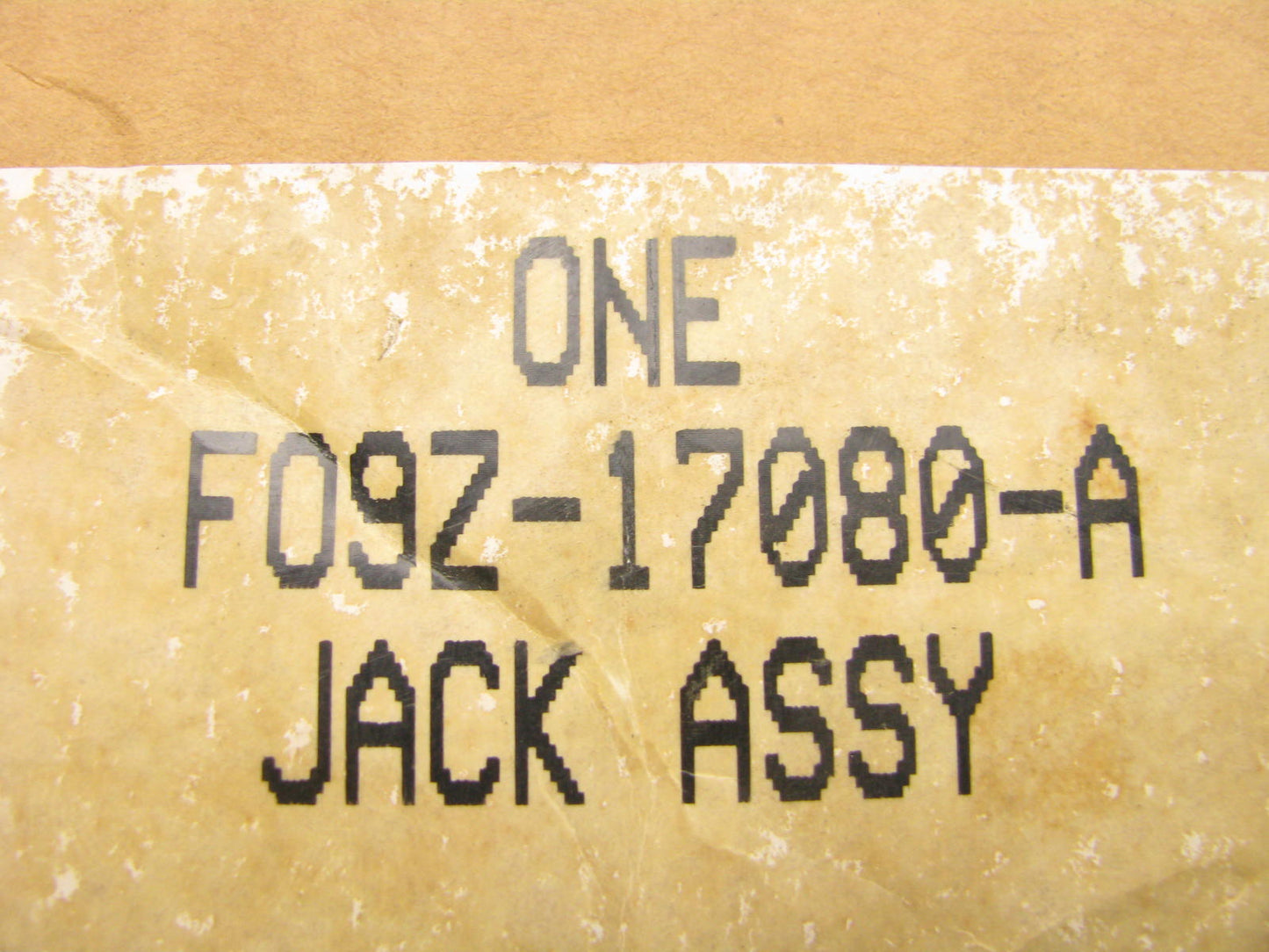 NEW - OEM Ford F09Z-17080-A Spare Wheel Jack 1986-1990 Aerostar - Scissor Style