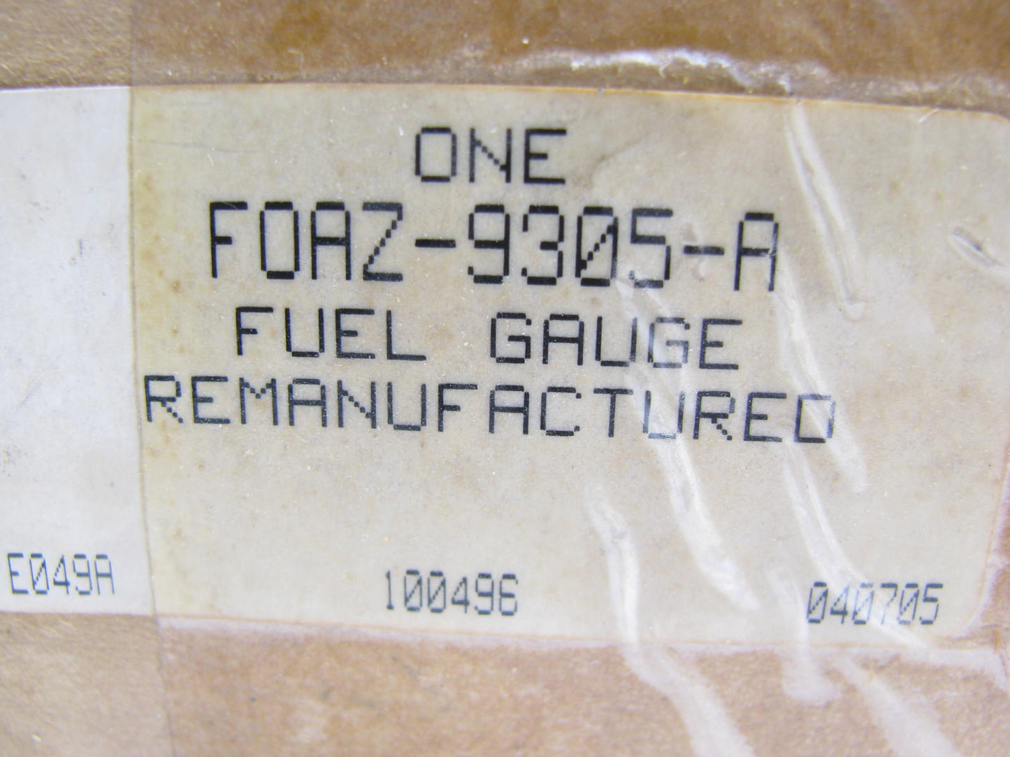 NEW - OEM Ford F0AZ-9305-A Fuel Level Gauge For 1990-1991 LTD Crown Victoria