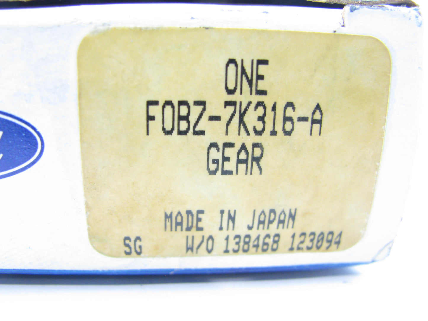 NEW - OEM Ford F0BZ-7K316-A Manual Transmissions 5th Speed Gear 1988-90 Festiva