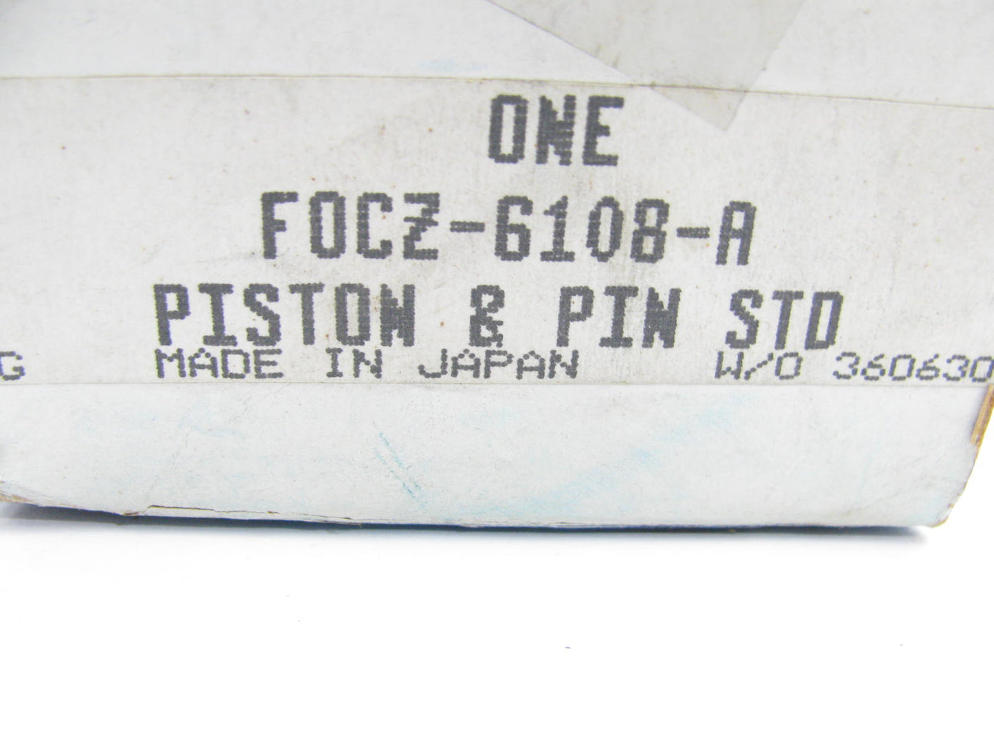 NEW - OEM Ford F0CZ-6108-A Engine Piston - Standard 1991-1993 Escort 1.8L-L4