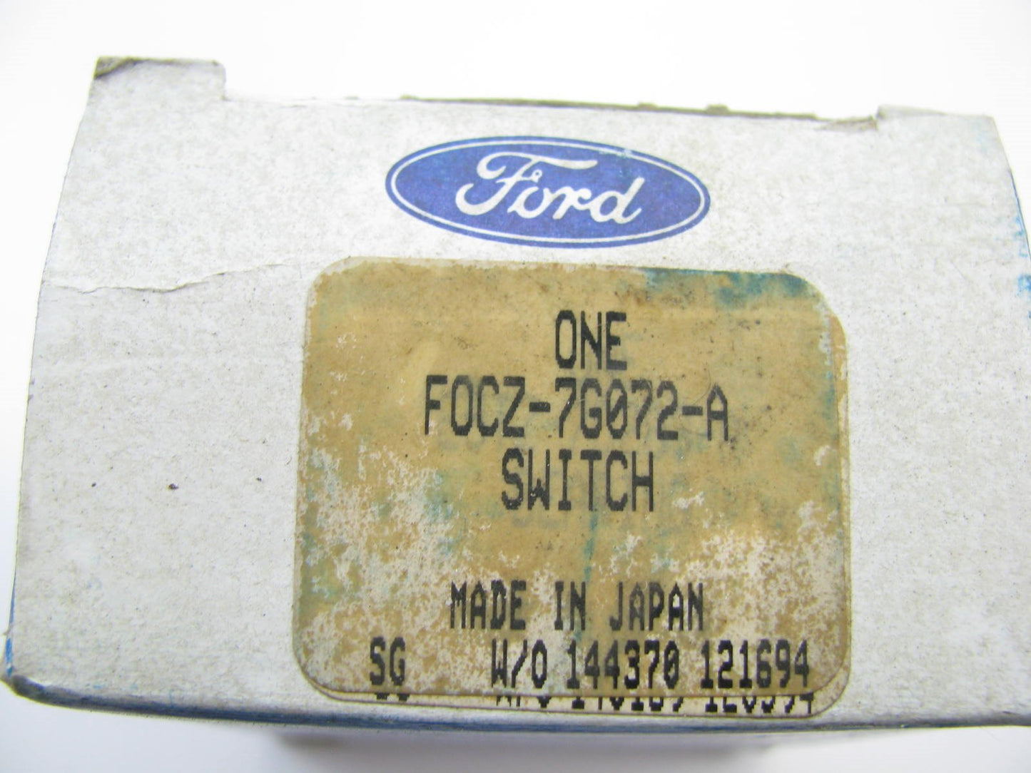 NEW OEM 1991-96 Escort M/T Gearshift Position Back Up Light Switch F0CZ-7G072-A