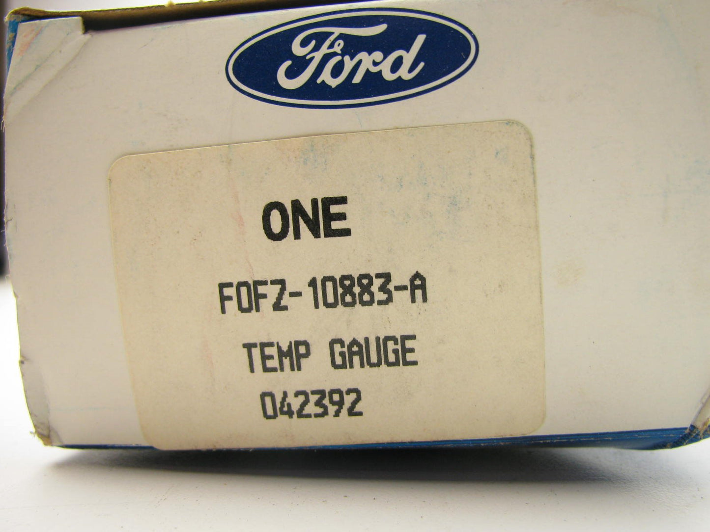 NOS - OEM Ford F0FZ-10883-A Water Temp Gauge - 1990-1991 Escort Tracer W/O TACH.