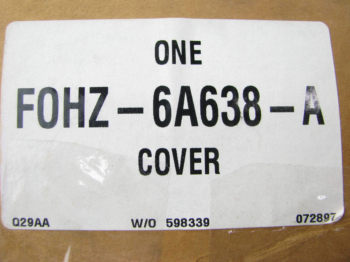 NEW - OEM FORD F0HZ-6A638-A Diesel Engine Oil Cover