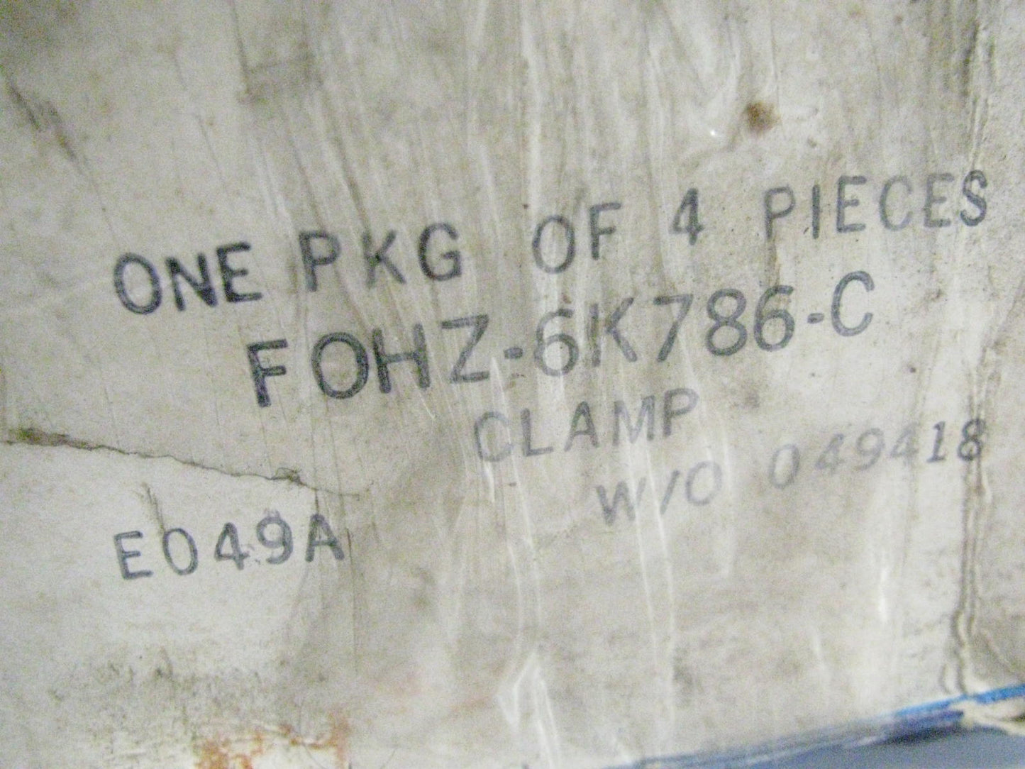 (4) NEW - OEM Ford F0HZ-6K786-C Charger Air Cooler Tube Clamp - 3176 3406 Diesel