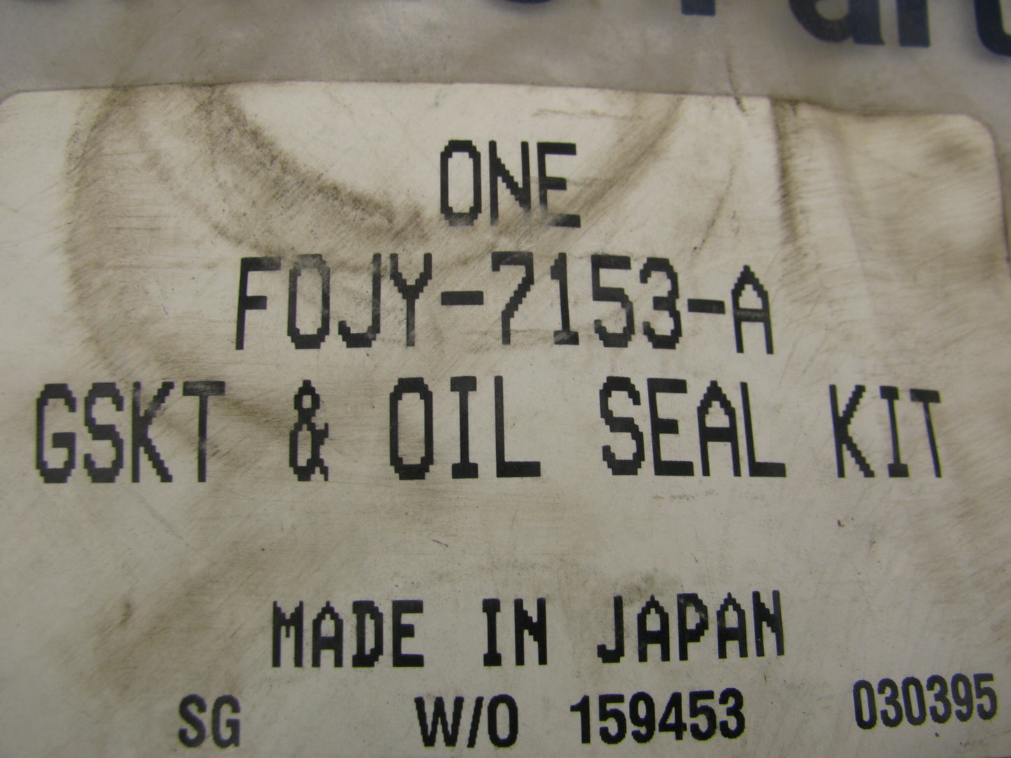 Ford F0JY-7153-A Transmission Gasket & Seal Kit 1991-1993 Mercury Capri 4EAT