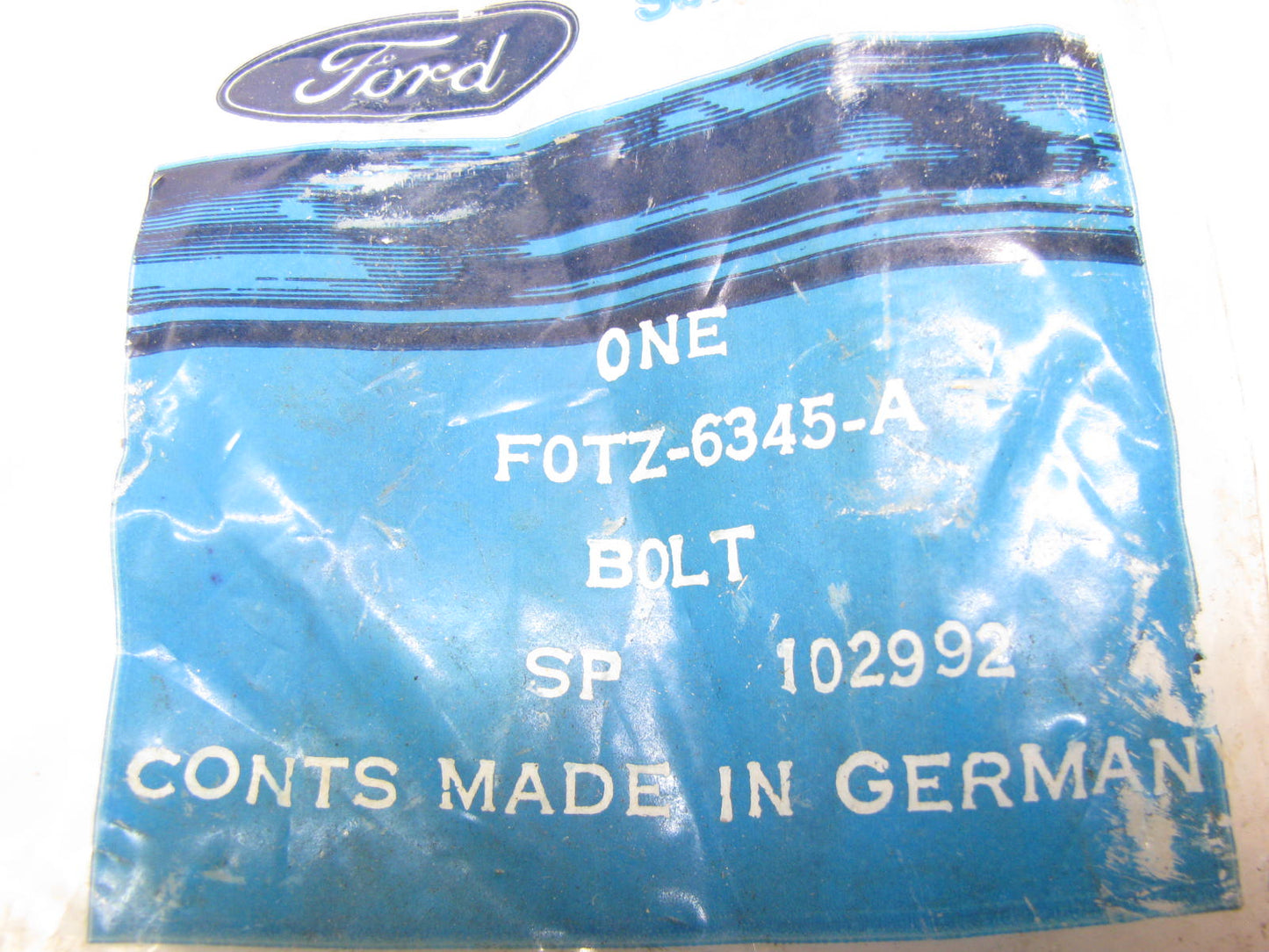 NEW - OEM Ford F0TZ-6345-A Crankshaft Main Bearing Bolt 1990-2002 4.0L-V6