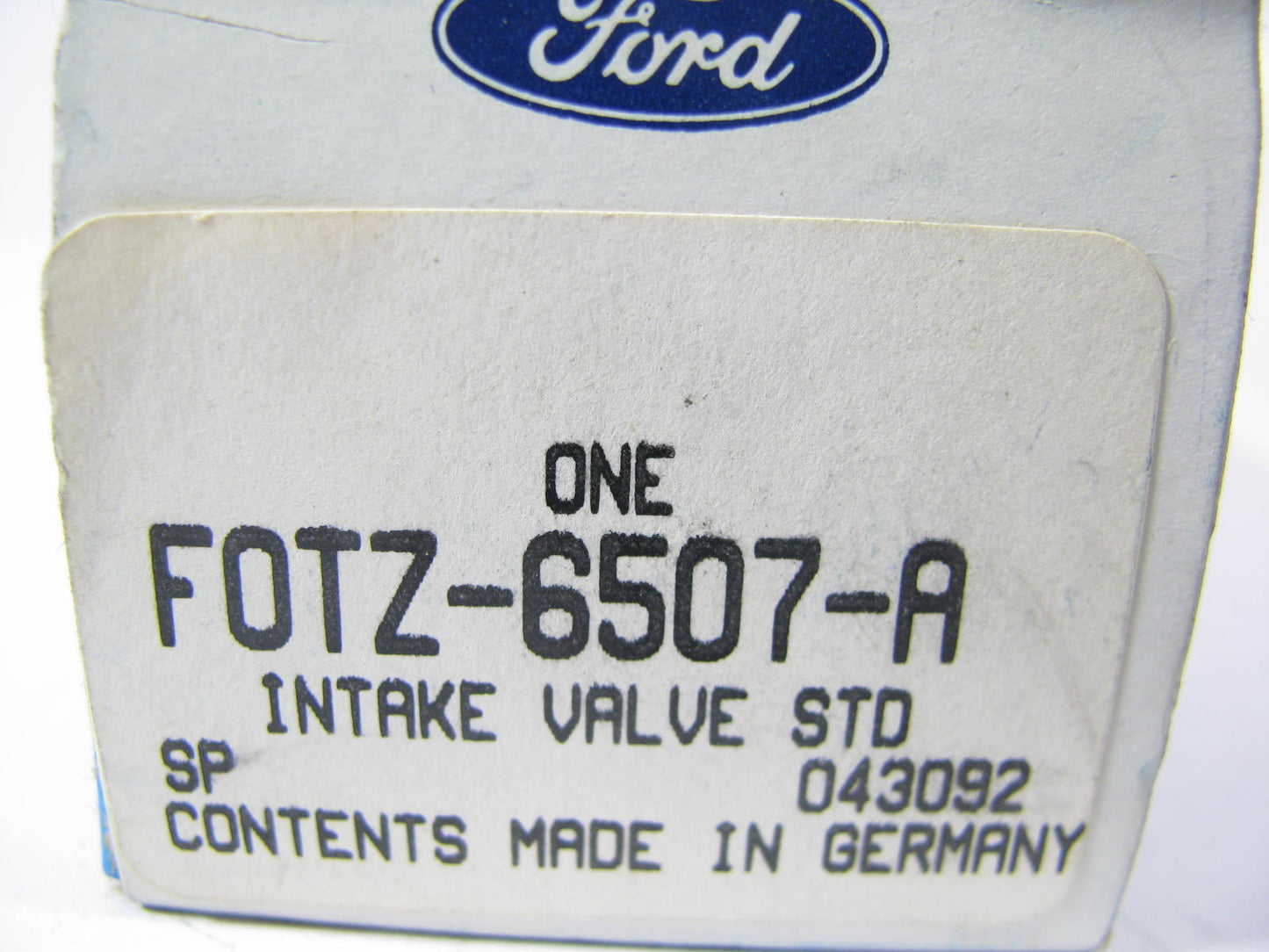 (6) NEW - OEM Ford F0TZ-6507-A Engine Intake Valves Set 1990-2000 4.0L-V6