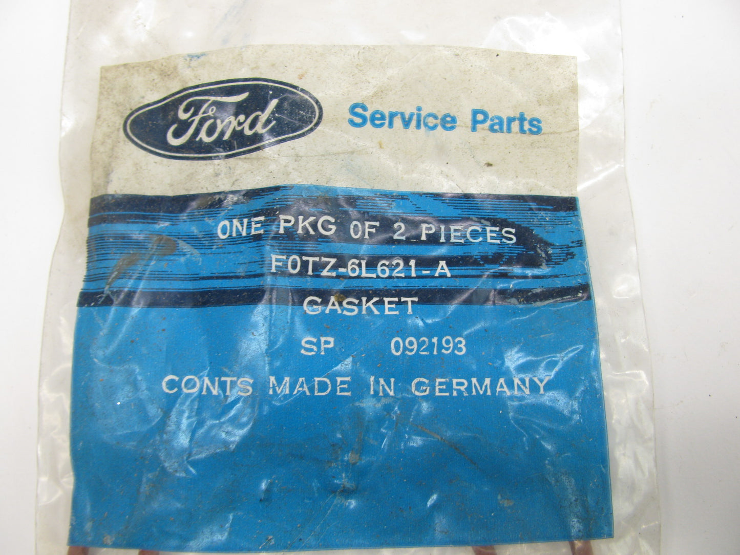 (2) NEW - OEM Ford F0TZ-6L621-A Engine Oil Filter Adapter Gasket
