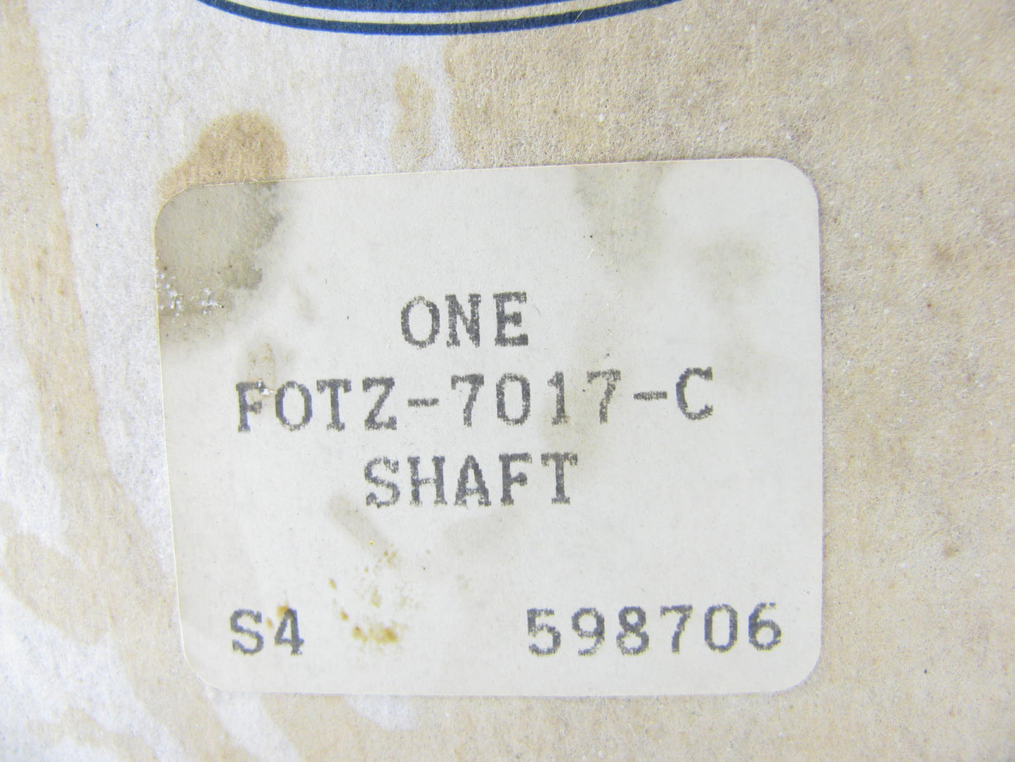 NEW - OEM Ford F0TZ-7017-C Manual Transmissions Input Shaft 1990-1994 M5R1