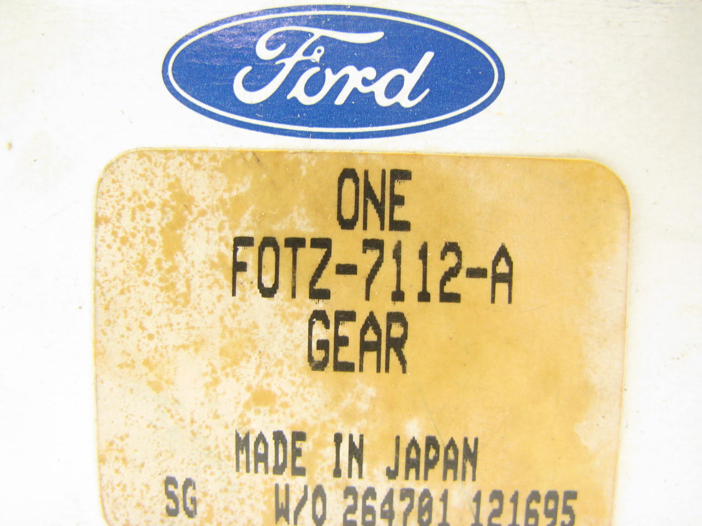 NEW - OEM Ford F0TZ-7112-A Manual Transmission Main Shaft 5th Gear 4.0L M5R1