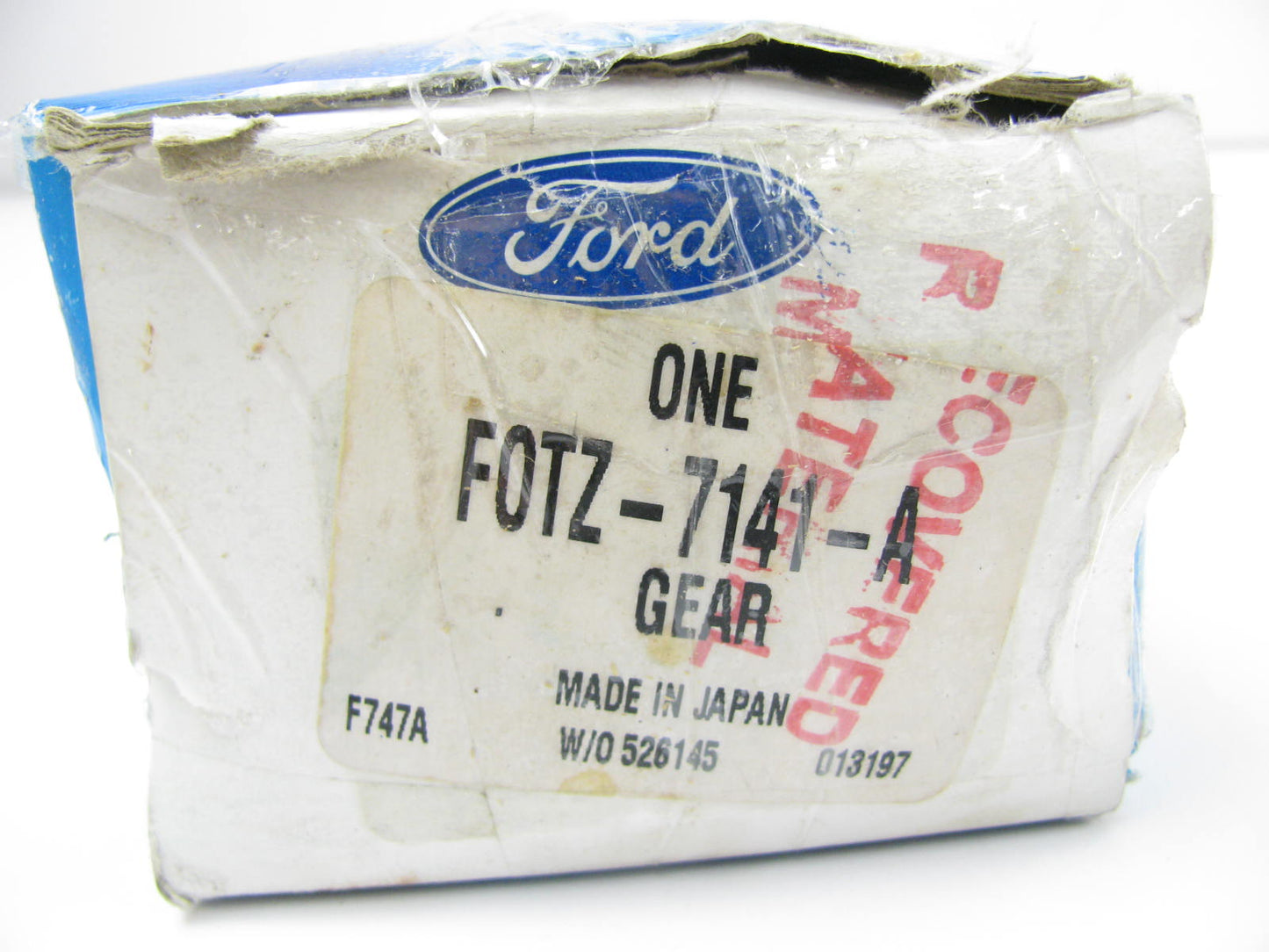 NEW - OEM Ford F0TZ-7141-A Manual Transmission Reverse Idler Gear 4.0L-V6 TK5