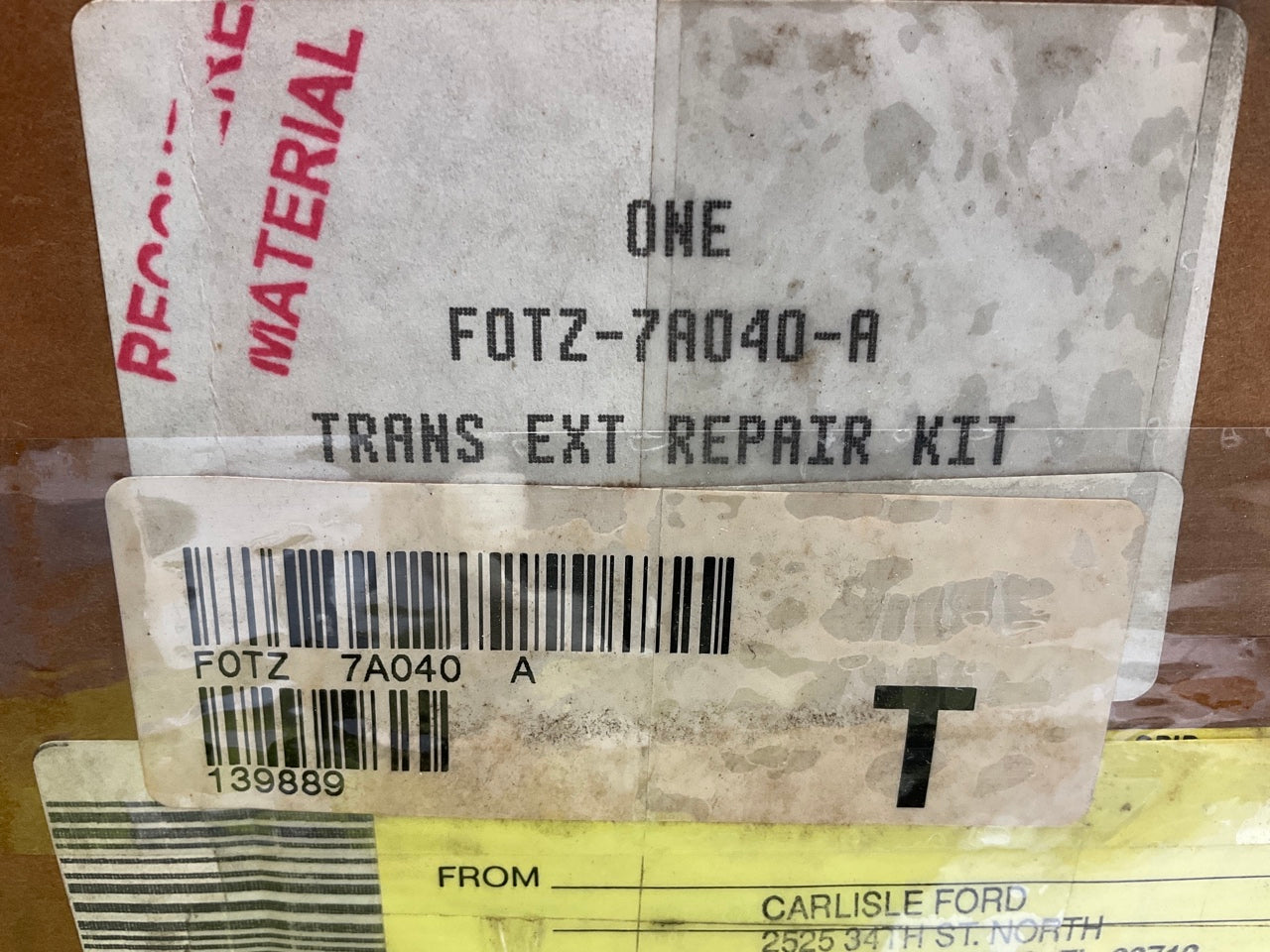 NEW Ford F0TZ-7A040-A Transmission Tail Shaft Housing E4OD 4R100 E9TP-7A040-FA