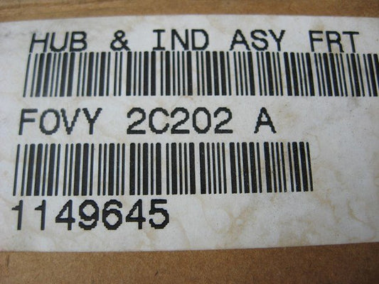 (x2) OEM Ford Front Rotor/Hub Assy. F0VY-2C202-A For 1990 Lincoln Town Car