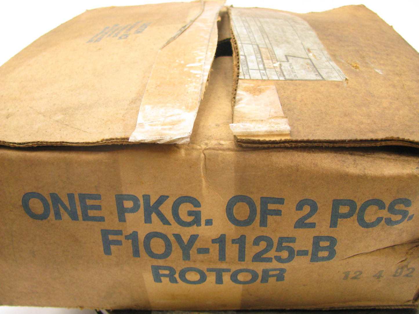NEW GENUINE OEM Ford F1OY-1125-B Front Brake Rotors - PAIR