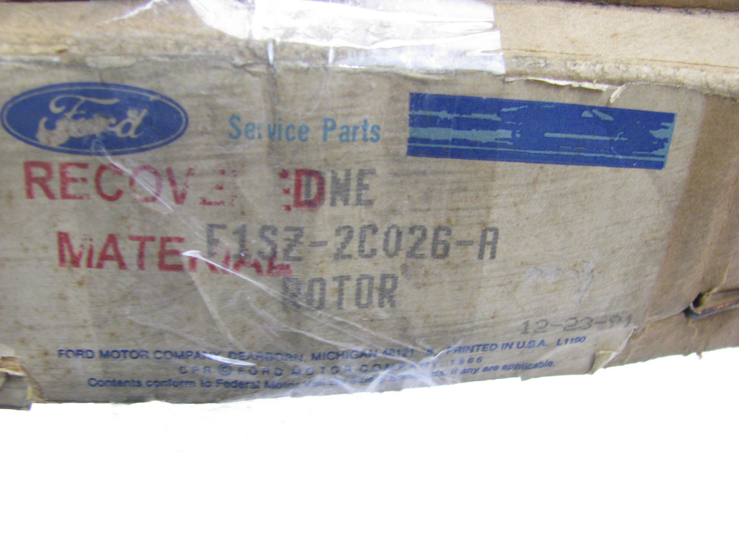 (x2) NOS OEM Ford Rear Brake Rotors F1SZ2C026A For 1989-1992 Thunderbird Cougar