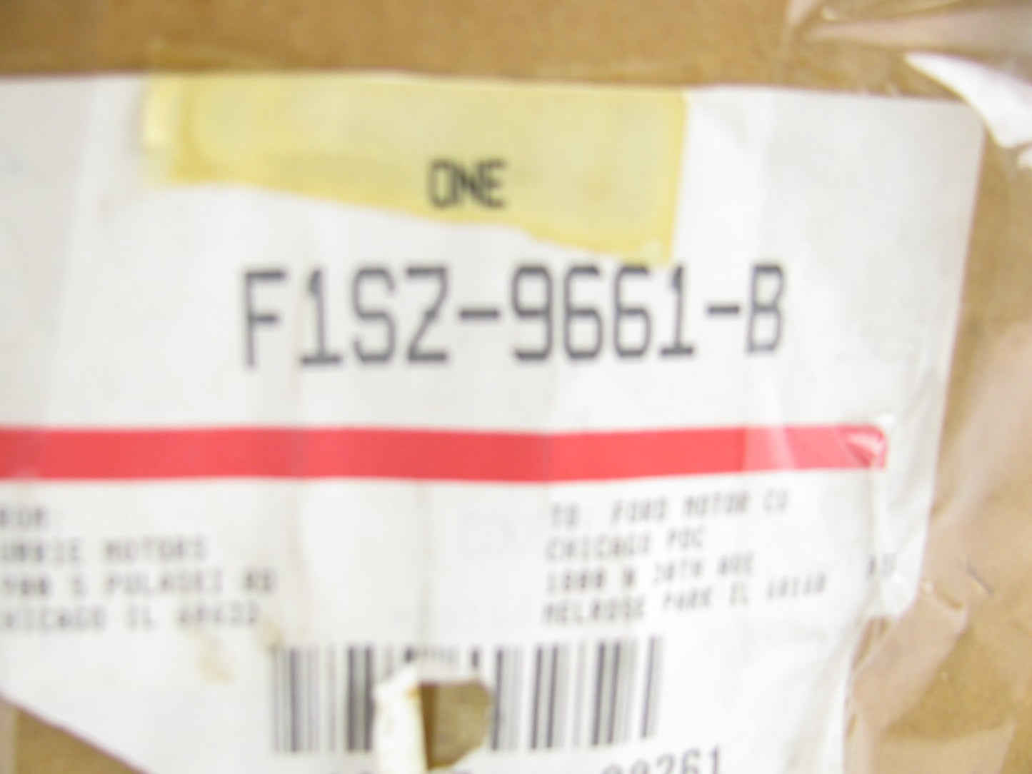 NEW - OEM Ford F1SZ-9661-B Air Intake Box 1991-1993 Thunderbird Cougar 3.8L 5.0L
