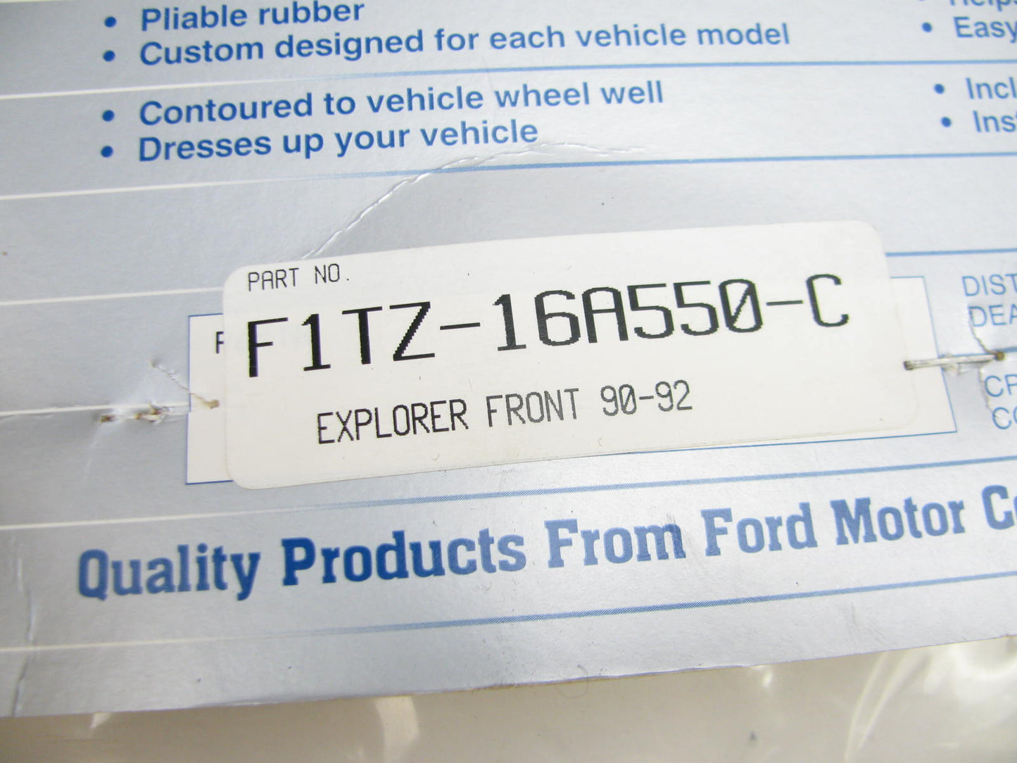 OEM Ford Front Molded Splash Mud Guards F1TZ16A550C For 91-94 Ford Explorer