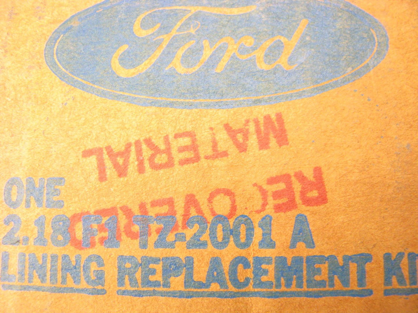 NEW GENUINE OEM Ford F1TZ-2001-A FRONT Brake Pads