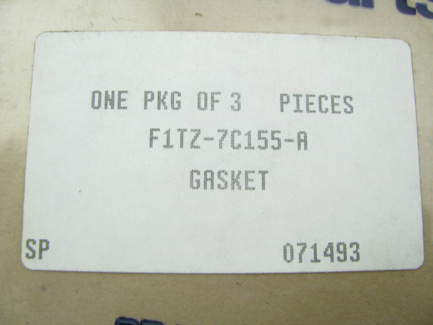 (3) NEW OEM Ford F1TZ-7C155-A Upper Spacer Plate Gasket Yellow 0.15'' 90-95 E4OD