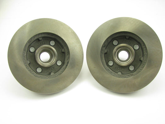 (2) NEW - OEM Ford F1ZZ-1102-B Disc Brake Rotor And Hub Assembly - Front