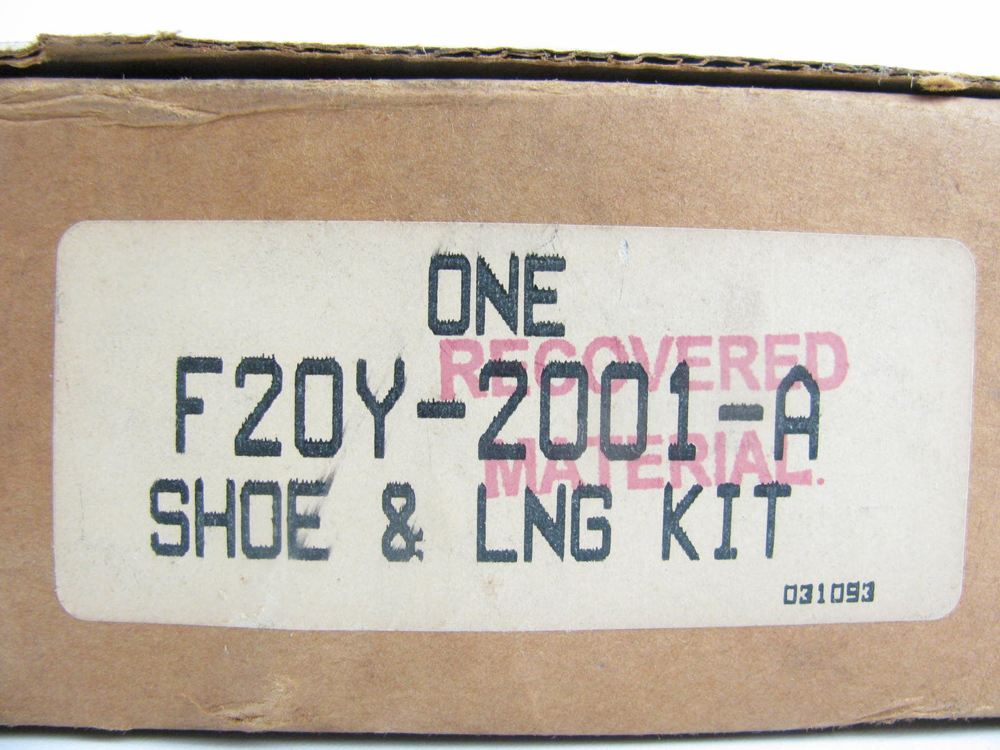 NEW GENUINE OEM Ford F20Y-2001-A FRONT Disc Brake Pads