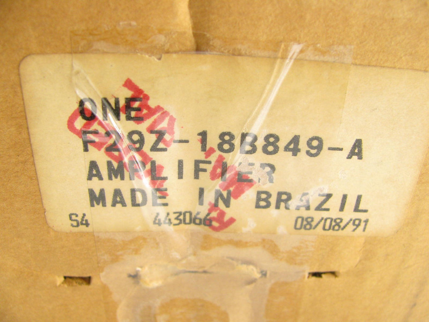 NOS OEM Ford F29Z-18B849-A Radio Amplifier 1992-1994 Aerostar F29F-18T806-BA