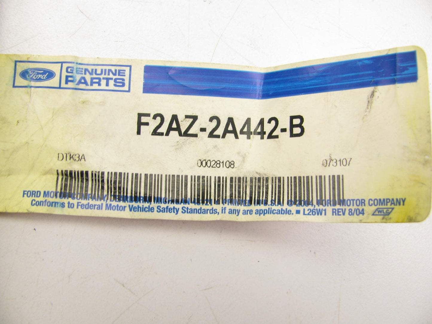 NEW GENUINE OEM Ford F2AZ-2A442-B Brake Hydraulic Hose - Rear Left